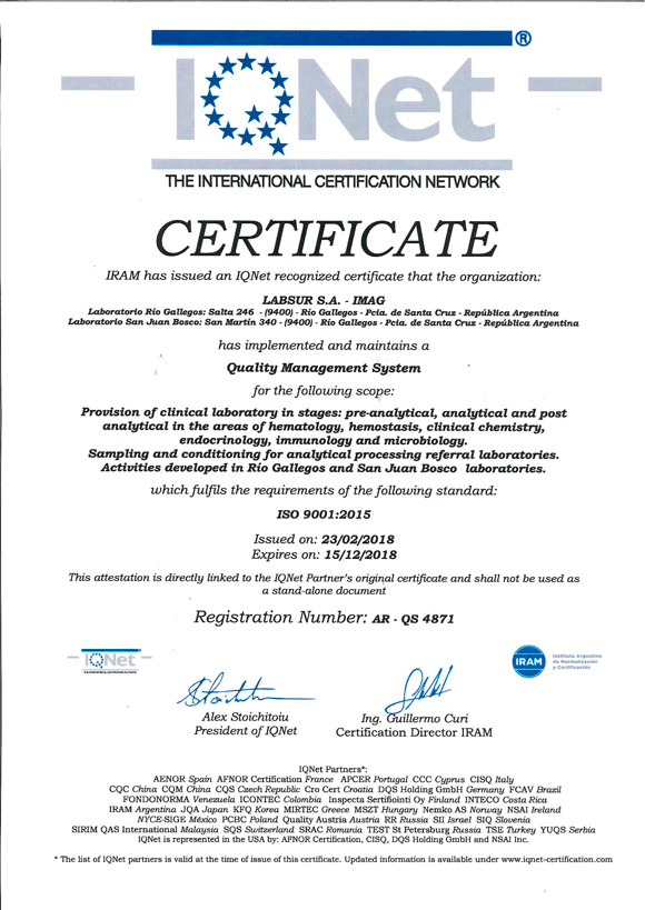 iQNET ISO 9001